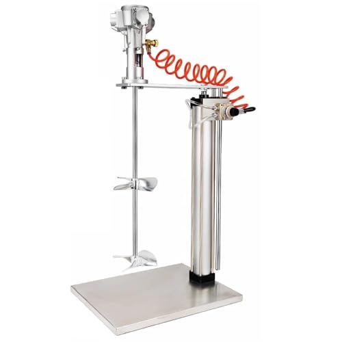 Mélangeur de peinture pneumatique de 5 gallons, avec levage vertical automatique et vitesse réglable en continu, idéal pour le mélange de colorants, lame...