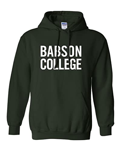 CreateMyTee | Babson College Hooded Sweatshirt
