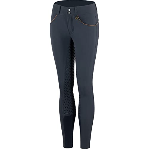 Pantalon équitation taille haute Horze Aubrey enfant avec grip intégral haut de gamme