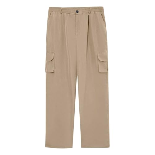 Pantalon élastique tube droit casual homme pour éviter la transpiration
