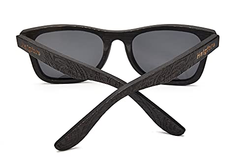 Wood Sunglasses Polarized for Men and Women, Bamboo Wooden Frame 100% UV400 Protection3