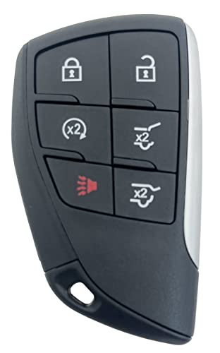 Coque clé de voiture Chevy Suburban boîtier télécommande Tahoe GMC Yukon noir rigide