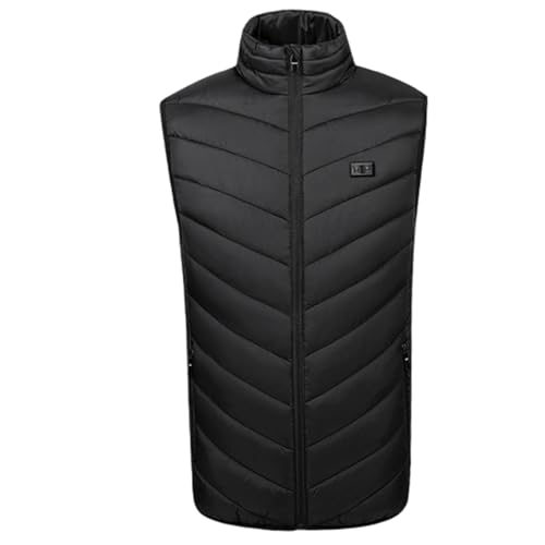Chaleco calefactable unisex con control de temperatura y 11 zonas de calor USB 3
