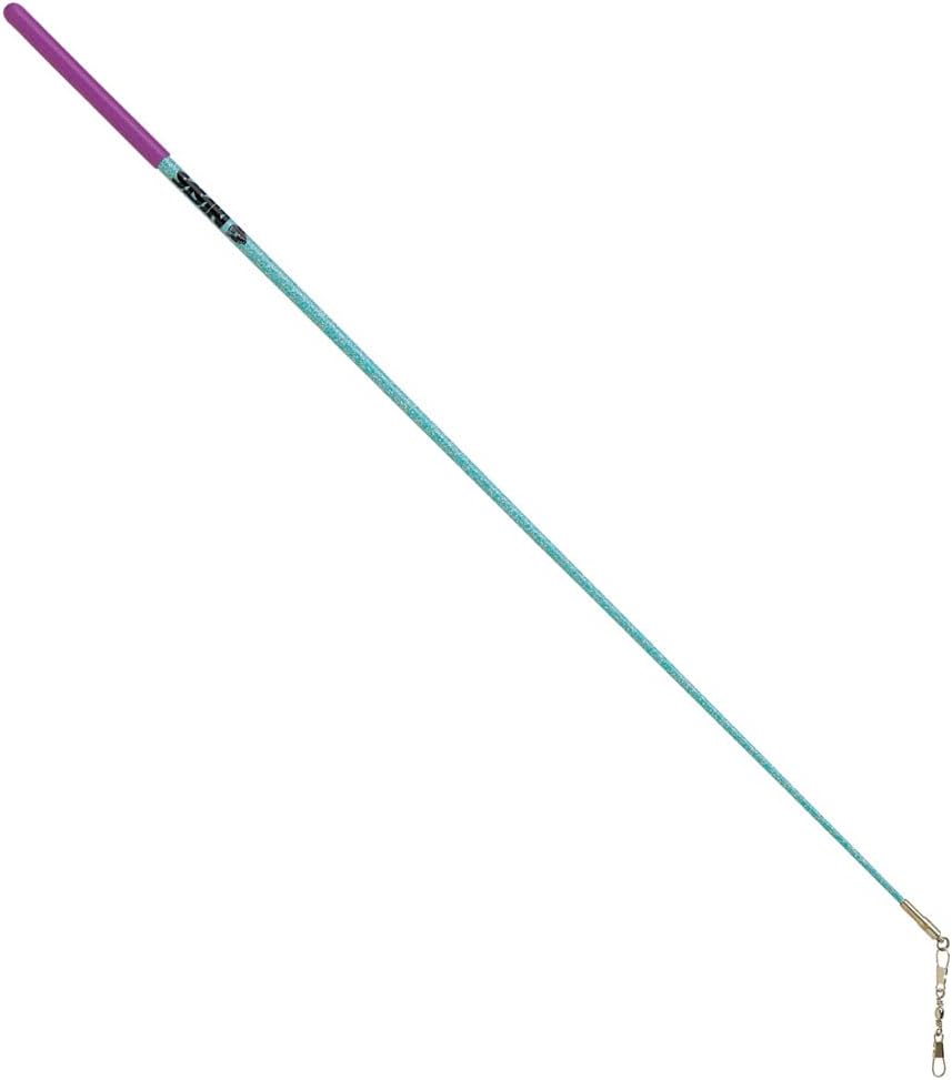 Sasaki M-781HJK-F Rhythmic Gymnastics Hand Gear, Ribbon Stick, International Gymnastics Federation, Certified, Hologram Short Stick, Length 22.4 inches (57 cm)