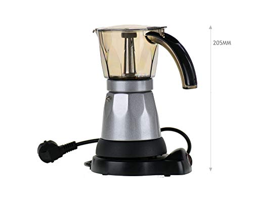 Elektrische Kaffeemaschine, 480W, 220 V, 300 ml, 4 Tassen, 6 Espressos. Italienische Elektrische Kaffeemaschine aus… – Bild 7