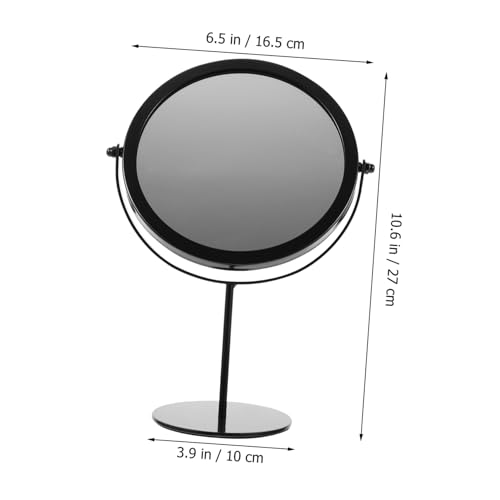Miroir Maquillage Pied Rotatif Haute Définition Reflet Net de Table