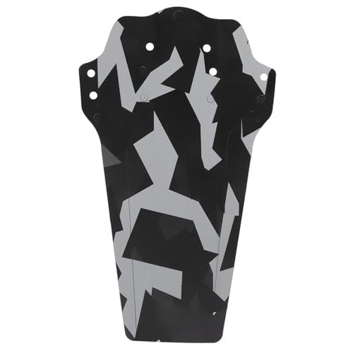 Guardabarros para Bicicleta, 273x158 mm/10,7x6,2 pul plástico PP impresión en Color Guardabarros para Bicicleta con Brida Cables Protector contra Salpicaduras Universal Ciclismo Delantero y Trasero