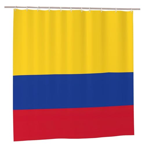 Rideau de douche Colombie imperméable polyester avec bouton-pression - 2