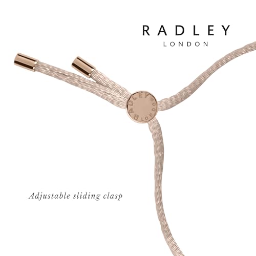 RADLEY Women's Plated Stone Set Cord Friendship Bracelet