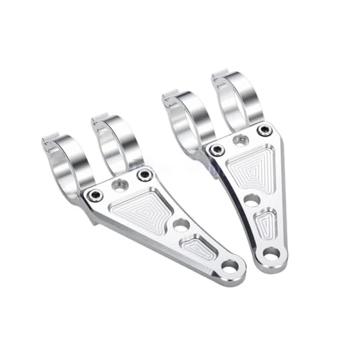 Soporte montaje barra luz y adaptador de soporte para faro motocicleta en tubo horquilla de 39mm