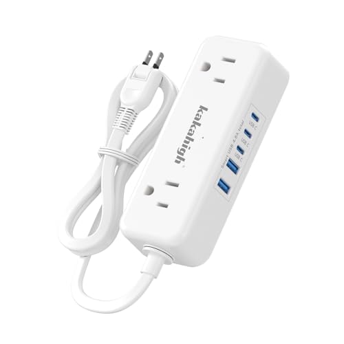 US to Japan Adapter 2 Prong Extension Cord 3 FT with Flat Plug 15A