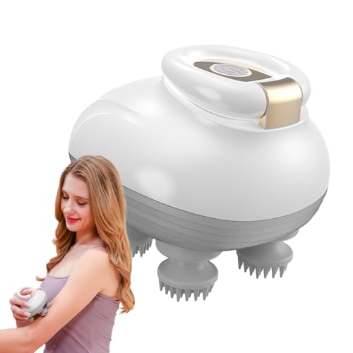 Masseur électrique cuir chevelu anti-stress avec 4 griffes massantes confortables