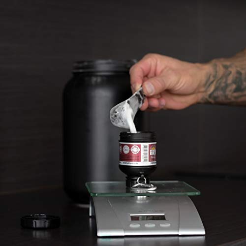 Whey2Go Trechter - 110 ml/4,5 oz (50 g/0,11 lbs) (zwart) - Image 4