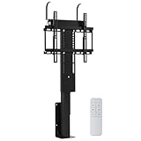 CO-Z Motorized TV Lift for 32' to 57' TVs up to 165 lb, 400x400 VESA, Height Adjustable TV Lift Mechanism Stand & Wall Mount with Remote Control and Memory Setting, Automatic TV Lift for Home