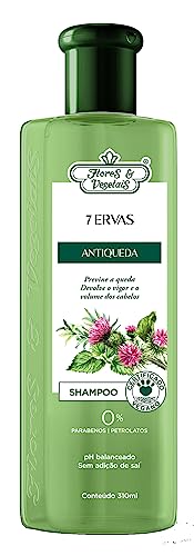 Flores e Vegetais Shampoo 7 Ervas Antiqueda 310Ml E Vegetais