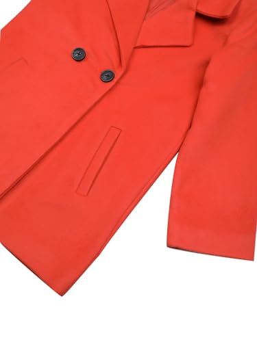 Image of CHKOKKO Girl's Wool Blend Stylish Standard Length Winter Wear Button Coat For Kids