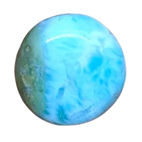 Pierre gemme lâche larimar naturel rond 15mm de qualité supérieure
