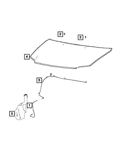 Mopar Nozzle Windshield Washer 5113049AA