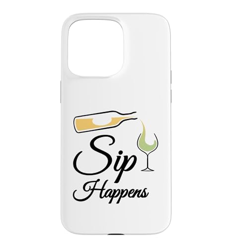 Sip Happens �ʔ������C���O���X ���C�����D�� �h�����N �X�}�z�P�[�X iPhone 15 Pro Max �p