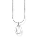 Produktbild Thomas Sabo Damen Halskette Buchstabe O silber 925 Sterlingsilber, 38-45 cm Länge