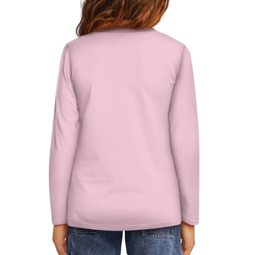 Girls Long Sleeve T-Shirt for Back to School Leisure Home Parks Outdoor Activities Soft Comfort Sun Protection3