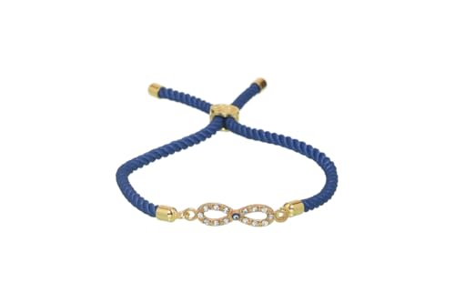 Image of Kizzi Superhero Lil Bro Premium Bracelet - Adjustable Navy Blue & Red Braided Premium Bracelet with Charm for Kids - Ideal Gift for Brothers