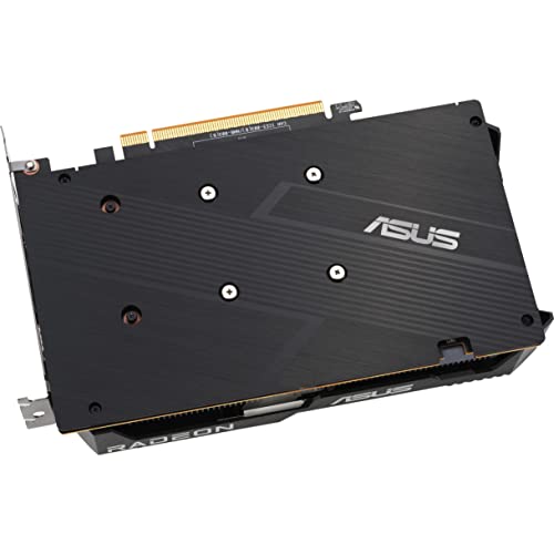 Image of ASUS Dual AMD Radeon RX 6400 4GB GDDR6 Gaming Graphics Card (AMD RDNA 2, PCIe 4.0, 4GB, pci e x16 GDDR6 Memory, HDMI 2.1, DisplayPort 1.4a, Axial-tech Fan Design, 0dB Technology)