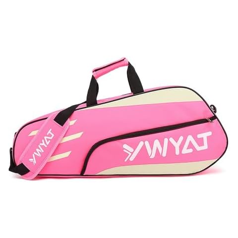 TentHome 3 Racket Tennis Bag with Shoulder Strap Cover