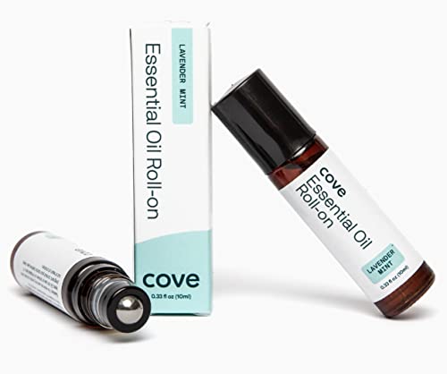 Cove Migraine Relief Essential Oil Roll-on, Lavender Mint - Headache Relief - Migraine Roller - Stress Relief -10ml