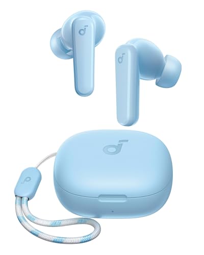 Soundcore P20i Auriculares inalámbricos Bluetooth by Anker, diafragmas de 10mm con Big Bass, Auriculares Bluetooth 5.3, Reproducción 30H, IPX5, 2 micros para Llamadas nítidas con IA, EQ Personalizado