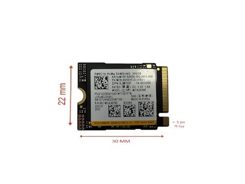 Image of OEM Samsun 256GB M.2 PCI-e NVME SSD GEN 4X4 Internal Solid State Drive 30mm 2230 Form Factor M Key Steam Deck