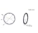 Juscycling Spacer Washer for Flywheel Cassette MTB Road Bike Bicycle Hub 7/8/9/10/11S, Various Size Options of 1/1.5/2/1.85//2.18/2.35mm (1 PCS of 1.85mm)