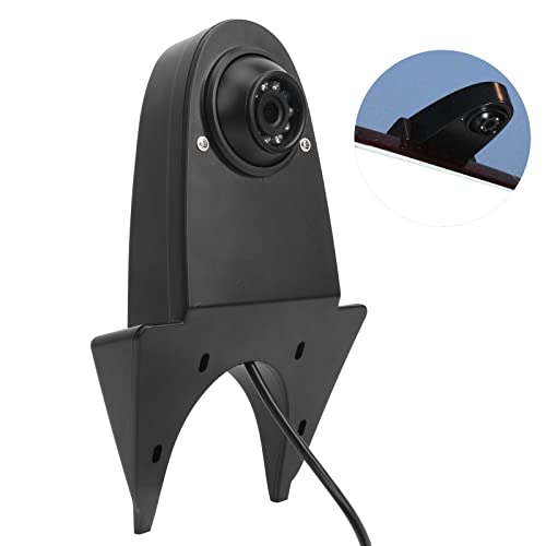 Câmera de visão traseira LED 120° grande angular baixa luz olho de peixe HD câmera de visão noturna