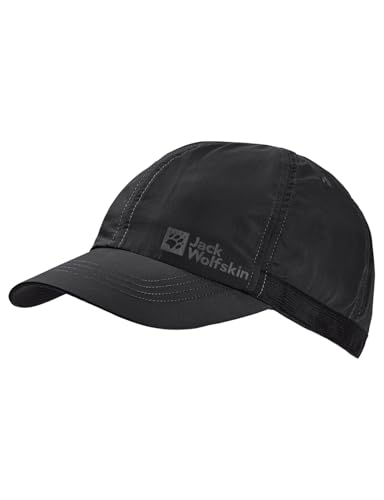 Jack Wolfskin Strap Cap Baseballkappe, Black, ONE Size