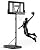 IGL Portable Basketball Hoop, Adjustable Basketball Goal System 4.28-10FT, 44 Inch PC Backboard Outdoor Basketball Hoop & Goals for Kids, Youth, and Adults in The Backyard, Driveway, Court