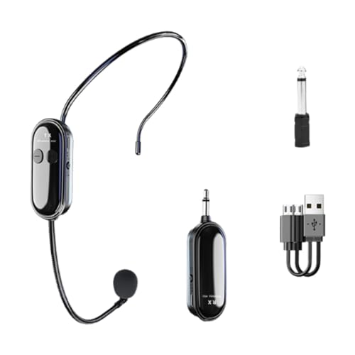 Casque sans fil enseignement harayaa avec microphone de tête et haut-parleur portable