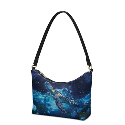 Image of Handbag for Women Leather Underam Shoulder Bag with Zipper Fashion Work Purse Waterproof Travel Wallet