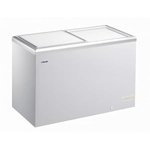 Elcold 337 l statische koelkast schuifdeurbox met wieltjes