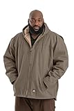Berne Men's Dorset Hooded Work Coat, X-Large Regular, Grey Stone