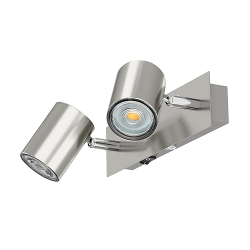 Edelstahl / 1103lm (7,6w) / Lichtfarbe: Warmweiß