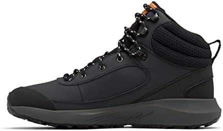 Columbia Men's Trailstorm Peak Mid Hiking Shoe, Black/Dark Grey, 10 | Image 7