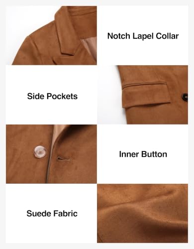 Image of IDEALSANXUN Womens Long Wool Coats Fall Winter Double Breasted Trench Coat Peacoat