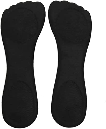 XYWHPGV 1ペアブラックベルベット表面ジェルハイヒールライナーパッドフットシューズはインソールを保護します(63ca8 18bfe e870f 5a899 05fc6 15d0f