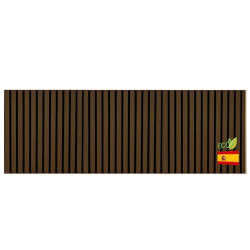 Agalet®️ 1 Cabecero de Cama + 12 Tornillos | Cabecero Cama 150 Madera | Compatible Cabeceros Cama 150, 135, 90 | Cabezal de Madera (3 Panel de 50 x 50 cm) Color Roble