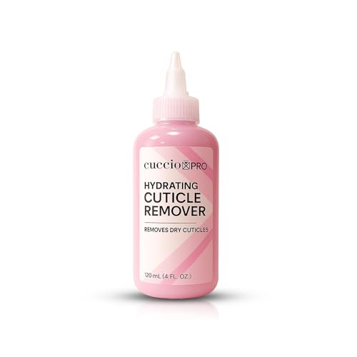 Cuccio Pro Hydrating Cuticle Remover 4 fl oz – Professional Fast-Acting Cuticle Softener & Remover for Dry, Rough Cuticles, Moisturizing Lanolin-Infused Formula for Healthy Nails