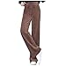 Produktbild SSLLM Cordhose Damen Hose mit Weitem Bein Freizeithose Lang Palazzo Hosen Schlupfhose mit Taschen und Kordelzug für Frauen und Mädchen Elastischer Bund Gerade Baggy Jogginghose Trainingshose