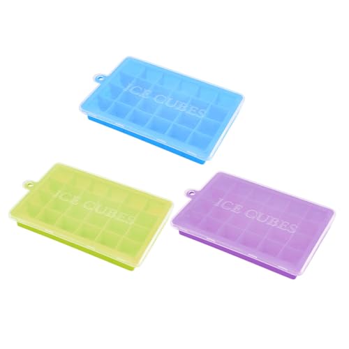 Molde para cubitos de hielo de silicona 3 piezas miniatura 1