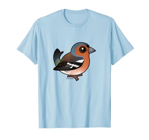Cute Cartoon Common Chaffinch Birdorable Bird Species T-Shirt