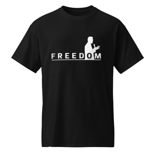 Charlie Kirk Freedom - Silhouette DryBlend® T-Shirt