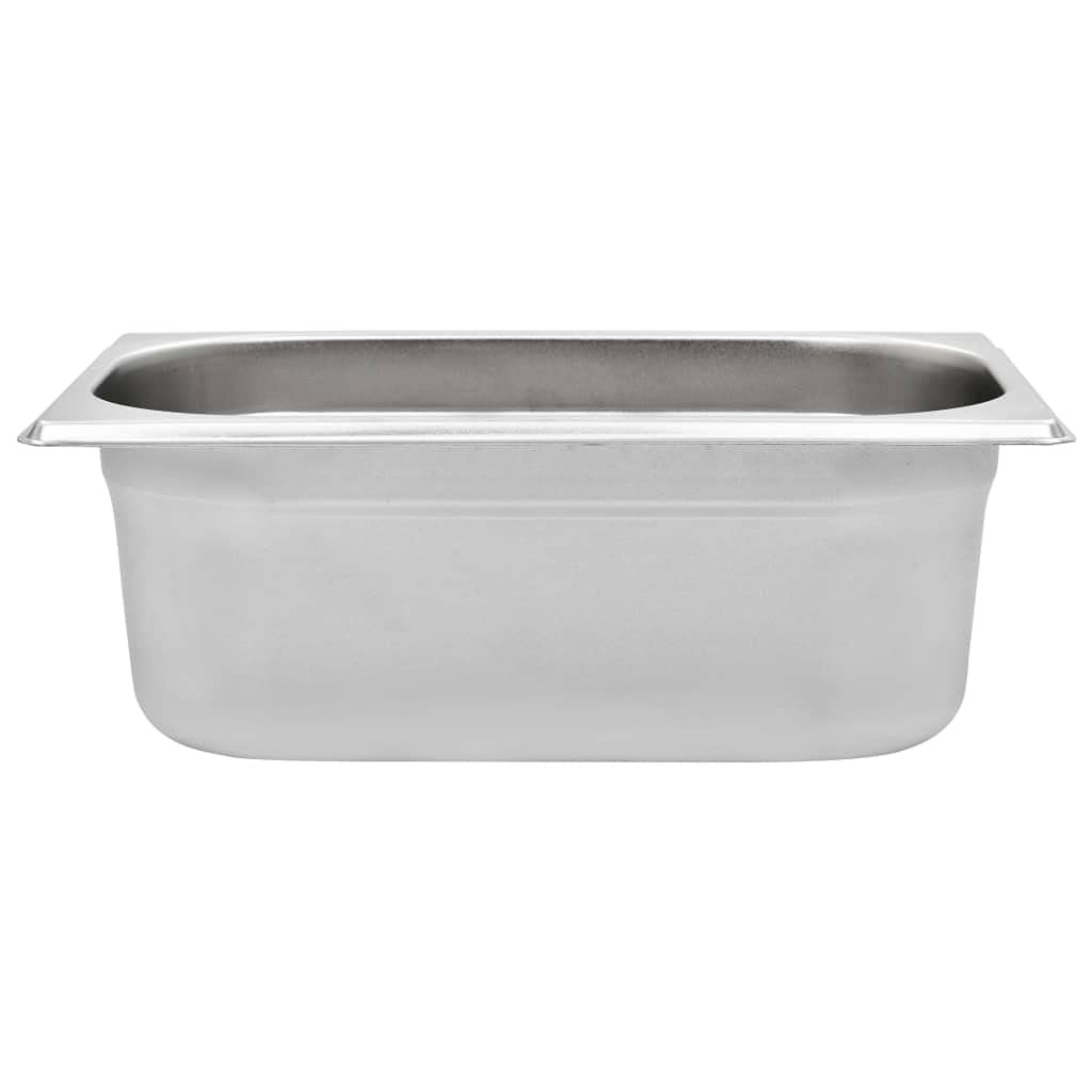 Accesorios para electrodomésticos de cocina Gastronorm contenedores 8 piezas GN 1/4 100 mm acero inoxidable hogar y jardín